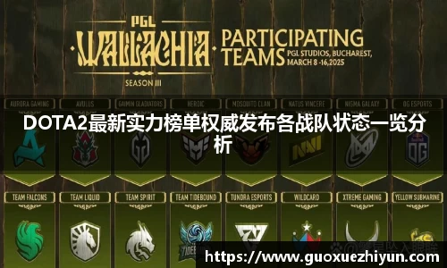 DOTA2最新实力榜单权威发布各战队状态一览分析